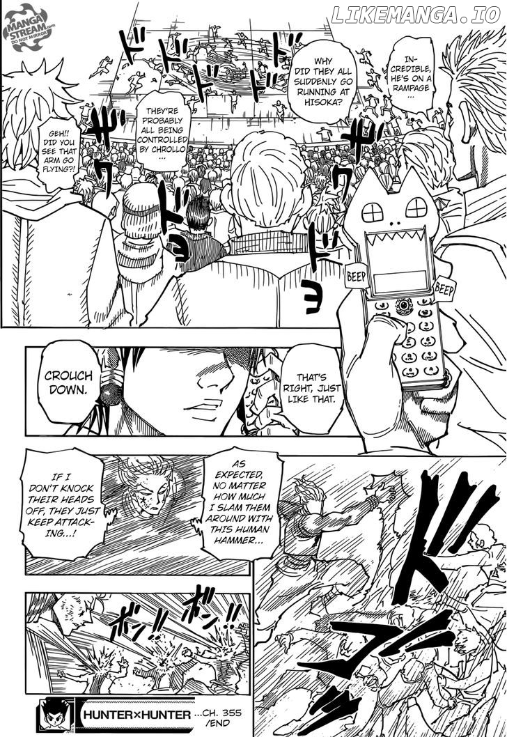 Hunter x Hunter, Chapter 355 image 17